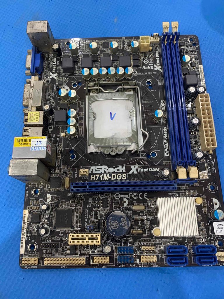 Mainboard Asrock hoạt động tốt