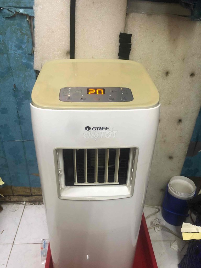 Máy lạnh di động GREE 10.000 BTU Trắng, Vàng kem. Mua bán Máy lạnh, điều hoà tại Quận 6 Tp Hồ Chí Minh được đăng bởi Trang hình 1