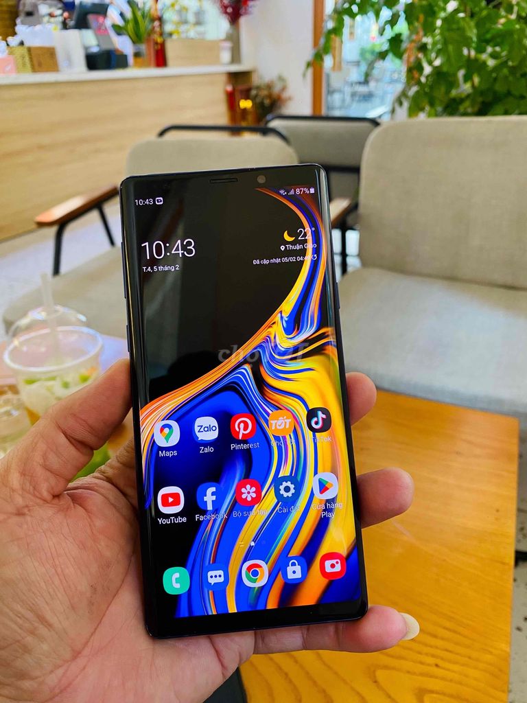 Sam sung Note 9 bản chíp Snap 845 Ram 8/512gb