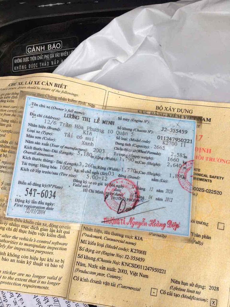 xe tải thùng kinh. Mua bán Xe tải, xe ben tại Huyện Bàu Bàng Bình Dương được đăng bởi huy bình dương hình 6