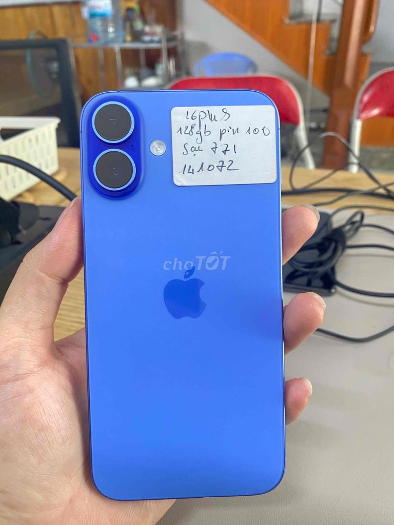 iPhone 16 Plus 128GB Xanh. Mua bán Điện thoại tại Quận Ngũ Hành Sơn Đà Nẵng được đăng bởi Thanh Ngo hình 1