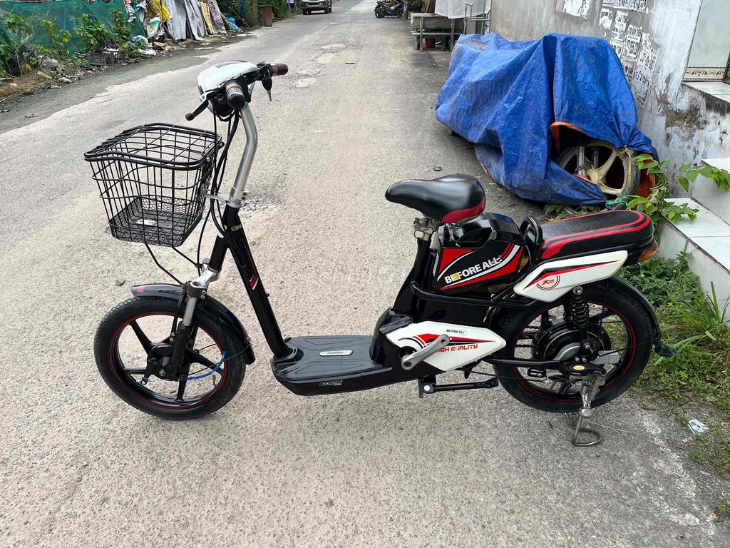 Xe đạp điện BEFOREALL màu Đen. Mua bán Xe điện tại Thành phố Biên Hòa Đồng Nai được đăng bởi   An như hình 1
