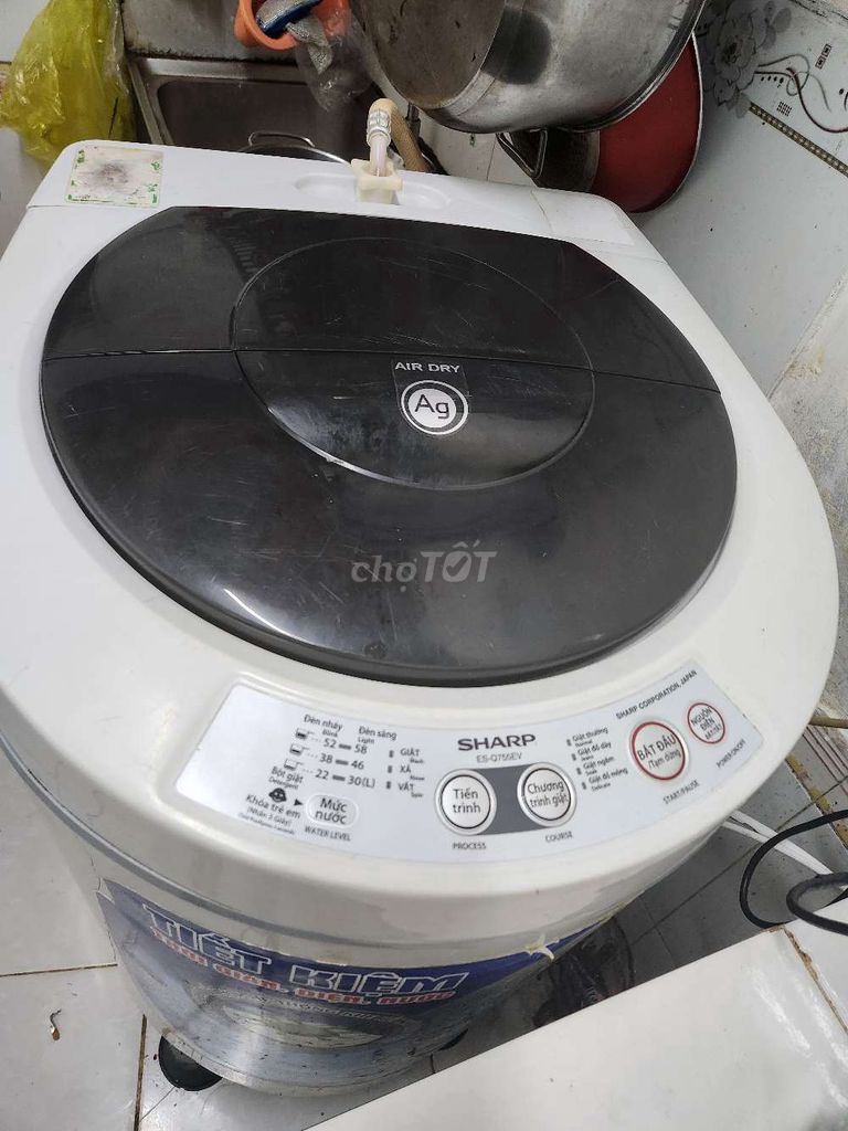 bán gấp máy giặt sharp 7.5kg