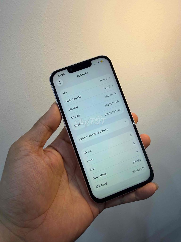 Apple iPhone 13 256GB Hồng Full chức năng. Mua bán Điện thoại tại Quận Đống Đa Hà Nội được đăng bởi Ng Hoang Anh hình 1