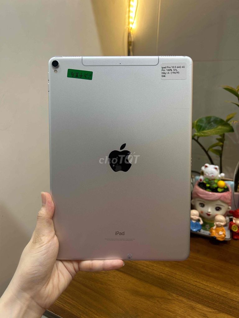 Apple iPad Pro 10.5" 64GB Silver (4G/WiFi) Zin All. Mua bán Máy tính bảng tại Huyện Hóc Môn Tp Hồ Chí Minh được đăng bởi SIRI STORE HCM hình 1
