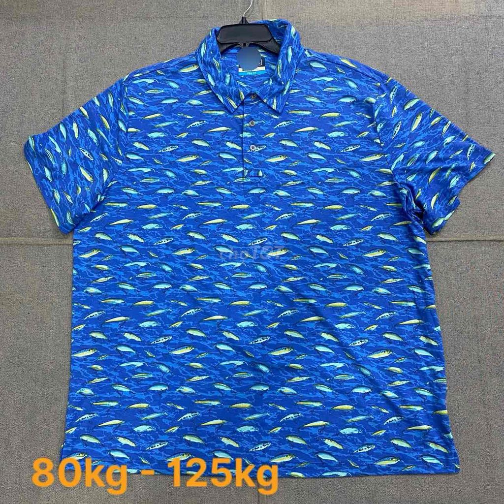Áo polo nam Vải thun Xanh, Xám 80-125kg. Mua bán Quần áo tại Quận 10 Tp Hồ Chí Minh được đăng bởi Đỗ Văn Tuấn  hình 1