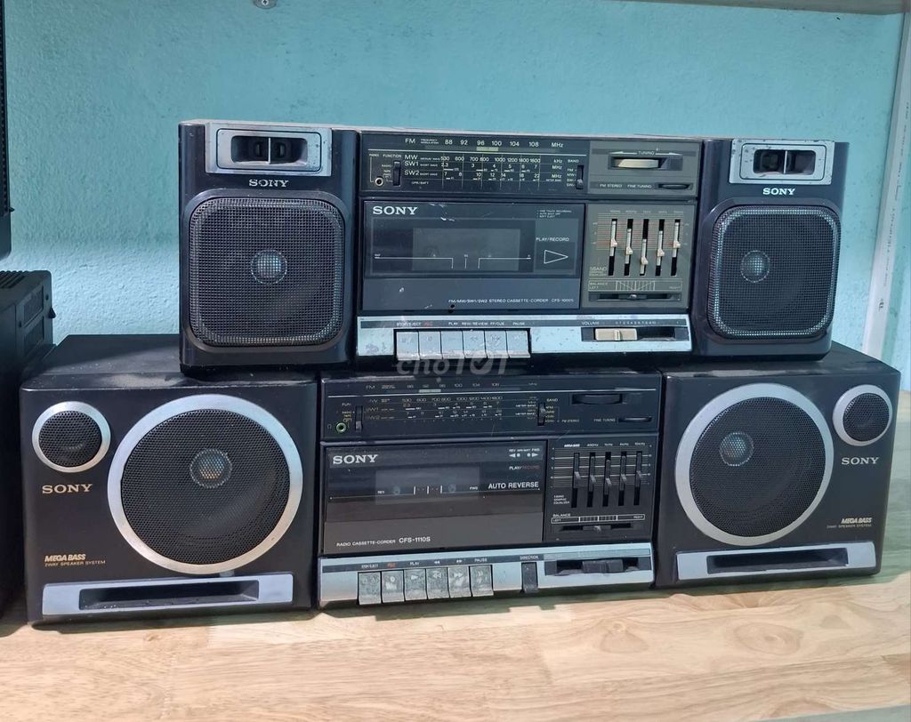 Đài cassette Sony bán sác. Mua bán Tivi, Âm thanh tại Huyện Xuân Lộc Đồng Nai được đăng bởi Bùi đình Dũng hình 1