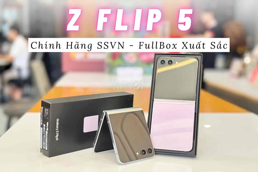 (Khủng) Z FLIP 5 - 512GB - SSVN BH Dài - Như MỚI