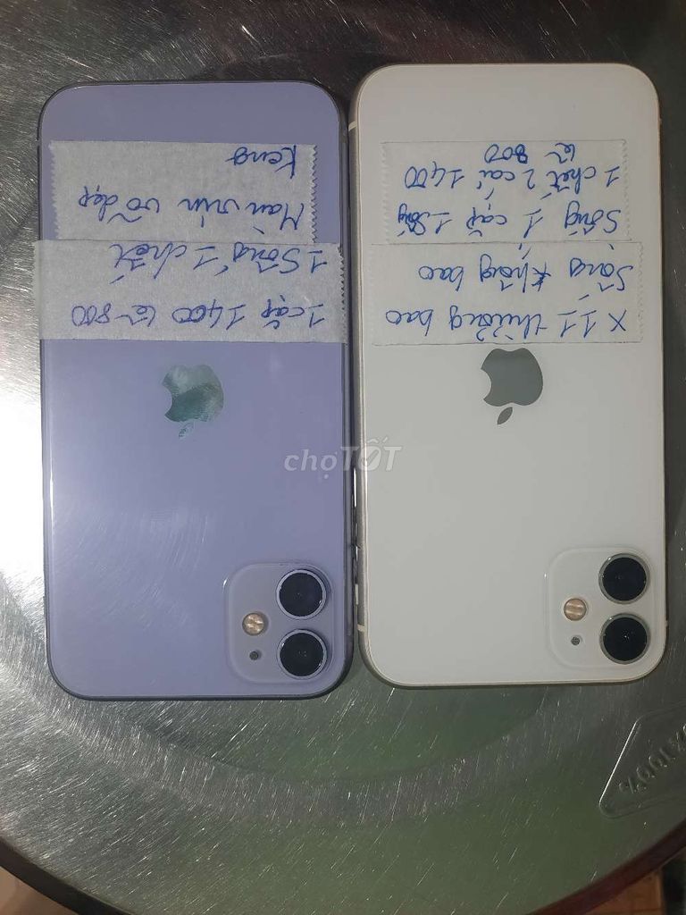 Apple iPhone 11 Tím, Trắng 1 sống, 1 chết. Mua bán Điện thoại tại Thành phố Biên Hòa Đồng Nai được đăng bởi Lehoang Minhphu hình 1