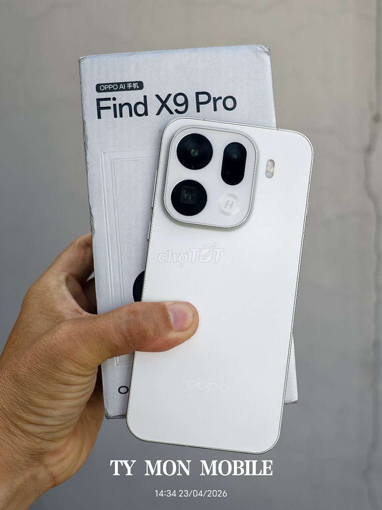 Oppo Find X9 Pro 5G 512GB Trắng. Mua bán Điện thoại tại Quận 5 Tp Hồ Chí Minh được đăng bởi TY  MON MOBILE hình 1