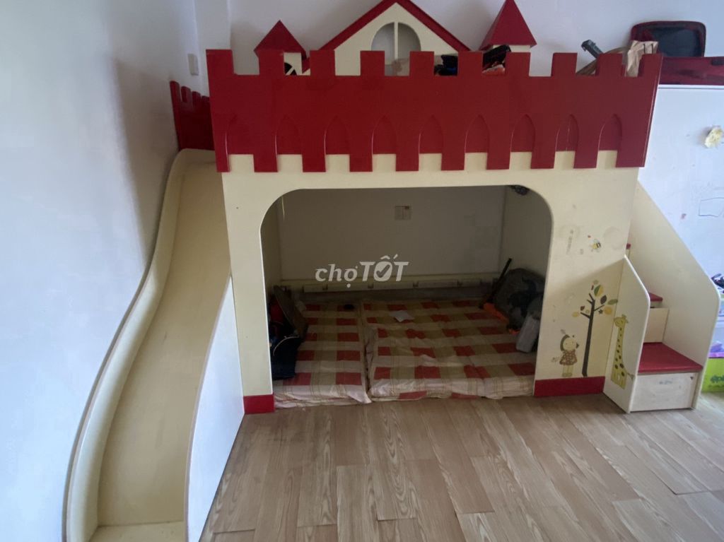 Giường tầng gỗ 3m x 2.2m x 2.7m. Mua bán Giường, chăn ga gối nệm tại Quận Bình Thạnh Tp Hồ Chí Minh được đăng bởi Lương Thủy hình 1