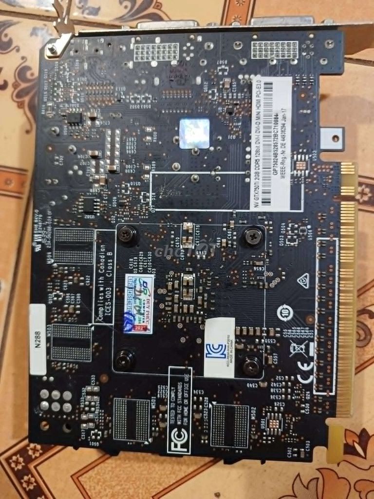 Card đồ họa Manli GTX 750Ti 2GB Tốt. Mua bán Linh kiện (RAM, Card...) tại Huyện Châu Đức Bà Rịa - Vũng Tàu được đăng bởi phi hùng nguyễn hình 1