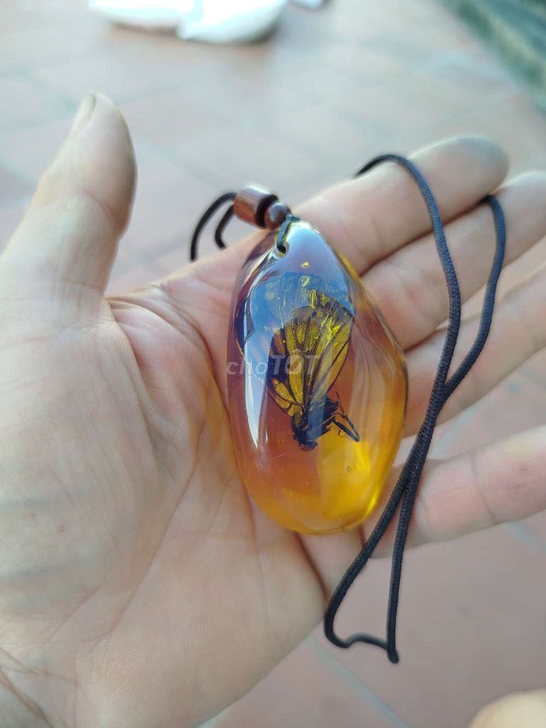 Mặt dây chuyền Hổ phách Vàng cam. Mua bán Phụ kiện thời trang khác tại Huyện Đoan Hùng Phú Thọ được đăng bởi Phong nguyễn hình 1