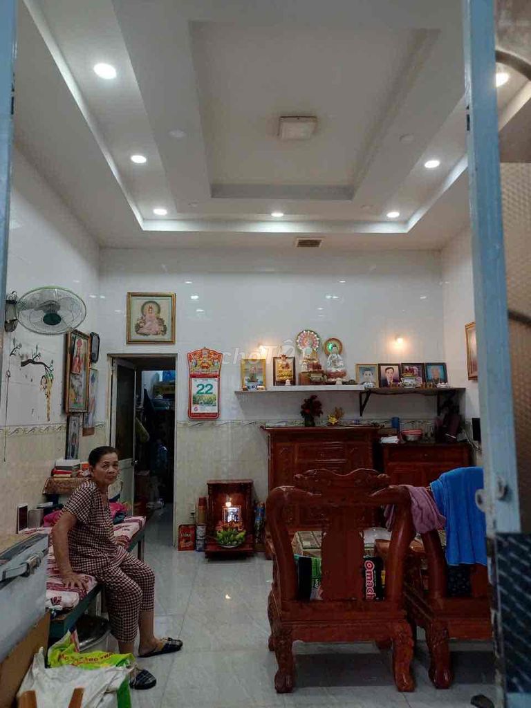Дом в переулке для авто, 4.2 x 13 м, 1 этаж, phường An Hội Đông, 4.5 млрд