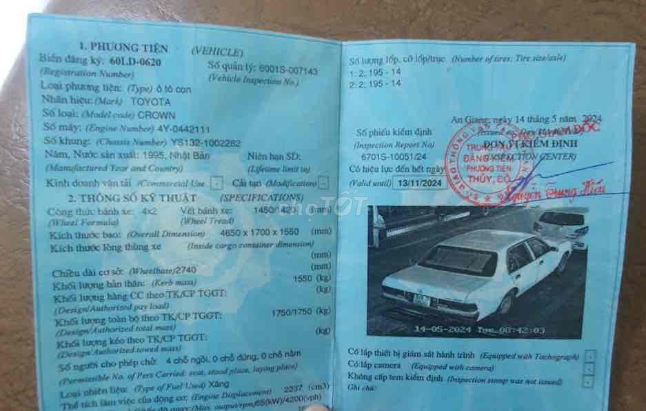 Toyota Crown 1995. Mua bán Ô tô tại Quận Bình Thạnh Tp Hồ Chí Minh được đăng bởi Trọng hình 16