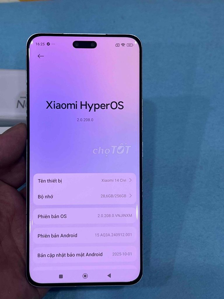 Xiaomi Civi 4 Pro 256GB QT. Mua bán Điện thoại tại Quận Hoàng Mai Hà Nội được đăng bởi Nguyennoi hình 1