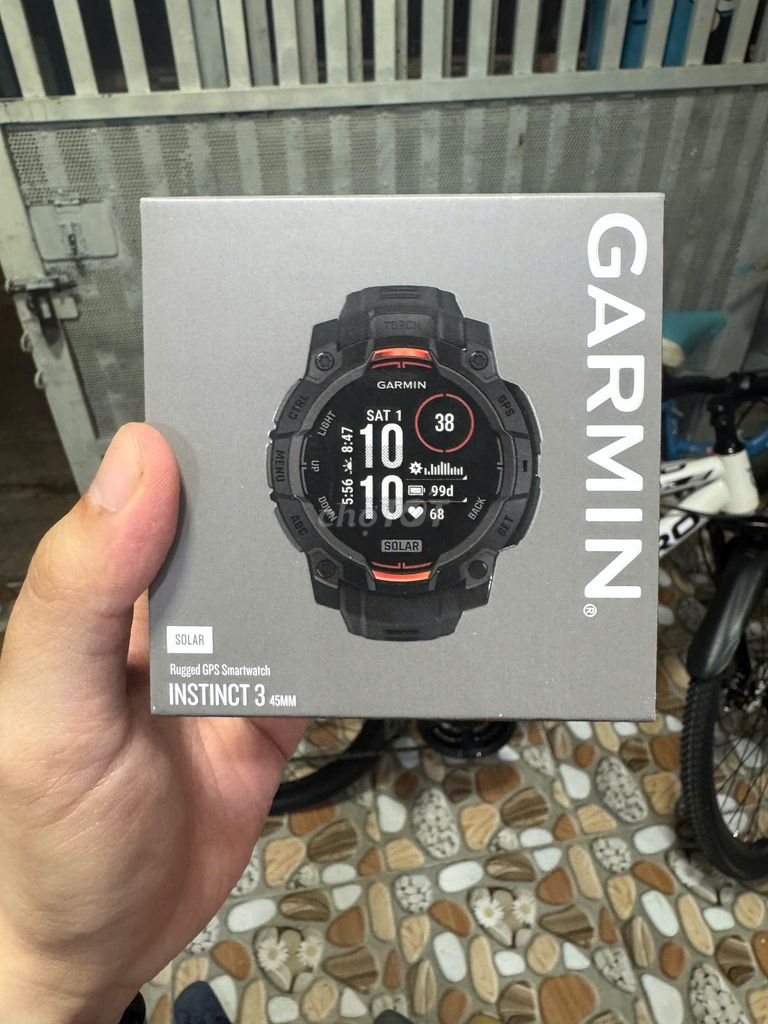 Garmin Instinct 3 Solar Đen Mới. Mua bán Thiết bị đeo thông minh tại Quận 7 Tp Hồ Chí Minh được đăng bởi Huy Nguyễn hình 1