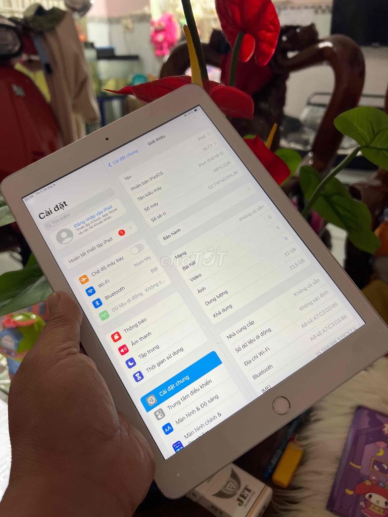 ipad gen 5 32G 4G wifi trắng