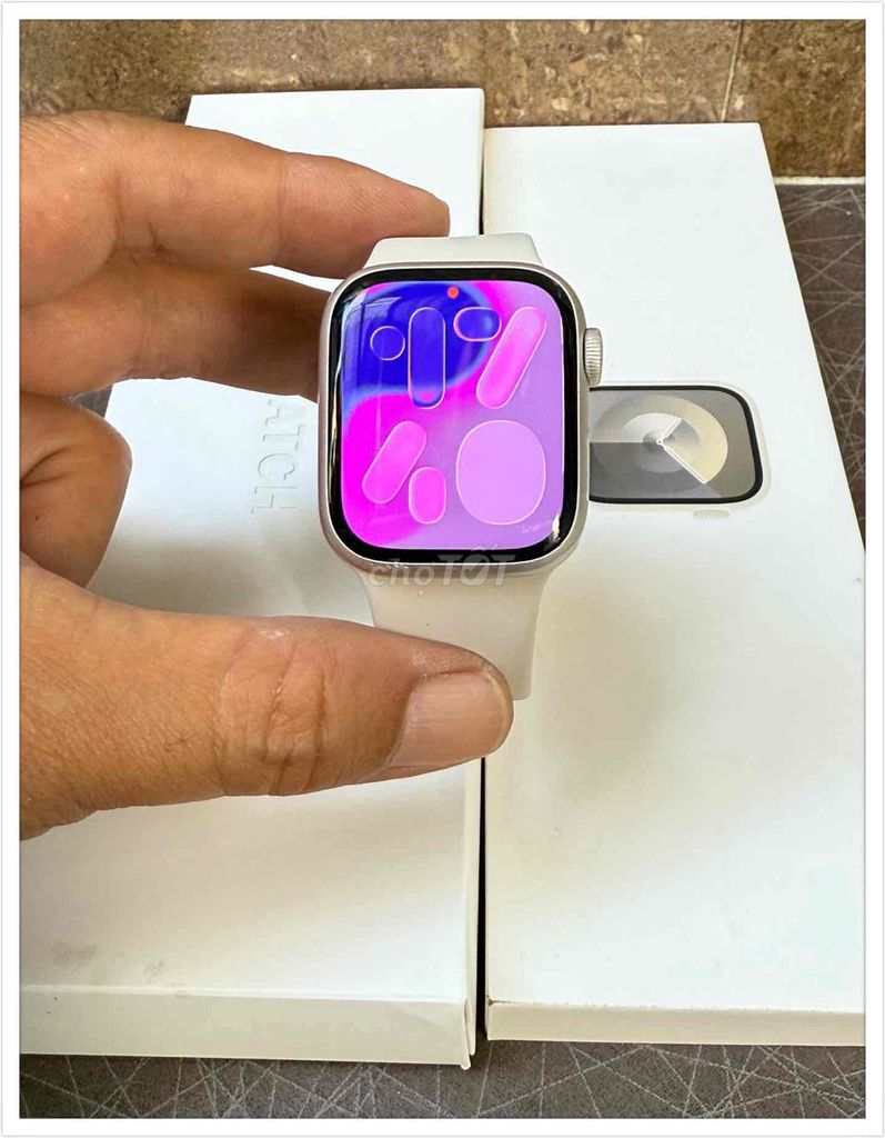 apple watch sr 7/41 nhôm silver gps đẹp zin. Mua bán Thiết bị đeo thông minh tại Quận 11 Tp Hồ Chí Minh được đăng bởi Nguyễn Khương hình 1