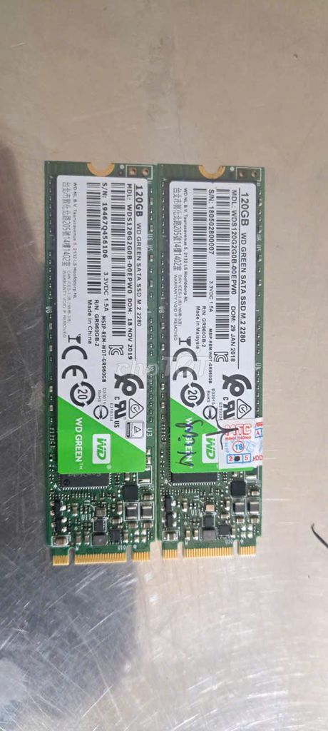 Ổ cứng SSD Western Digital Green M2-128GB. Mua bán Linh kiện (RAM, Card...) tại Quận Cái Răng Cần Thơ được đăng bởi Bin Bin hình 1