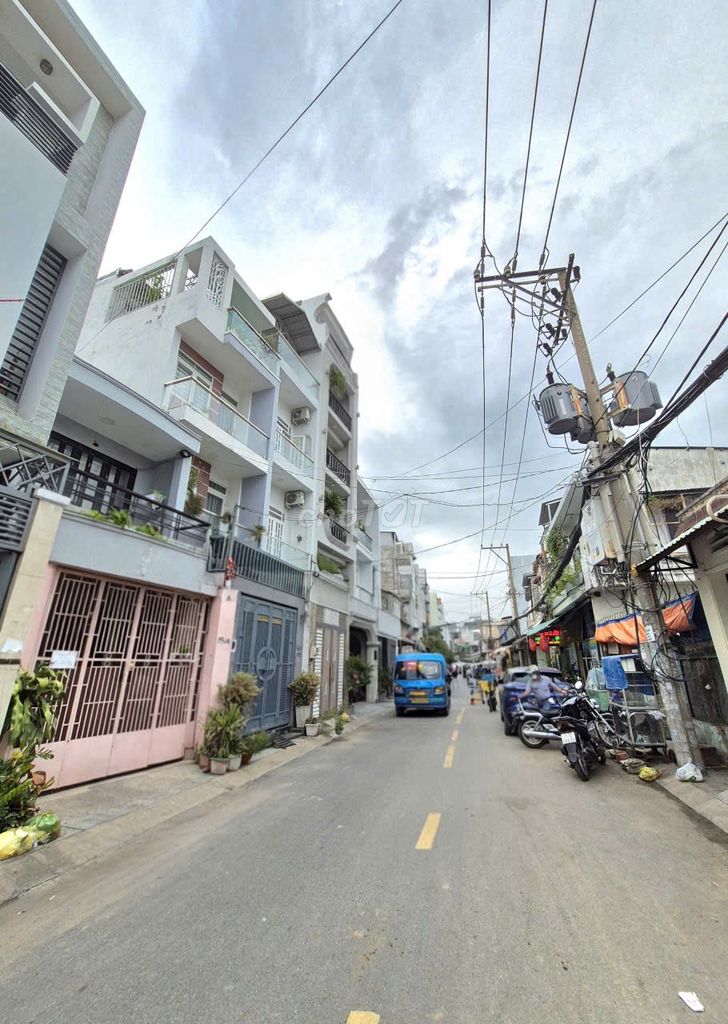 Hẻm ÔTÔ tránh Nguyễn Văn Công Gò Vấp, 4Tầng 4PN 57m2, chỉ 7.7ty
