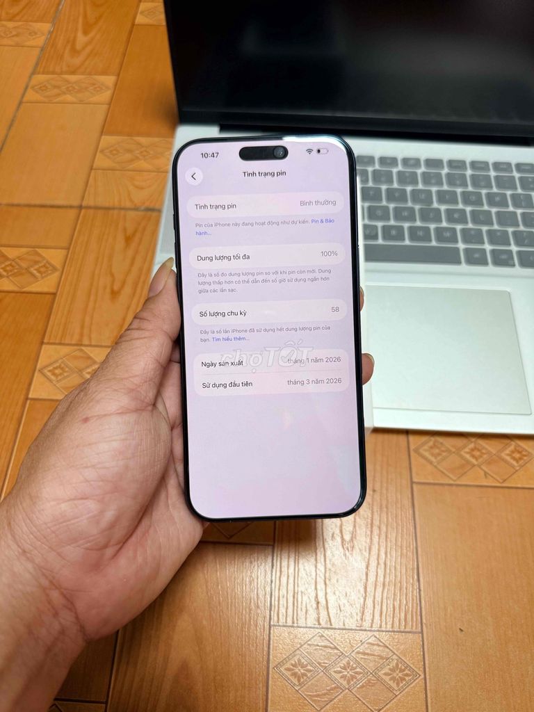 iPhone 17 Pro Max 256GB blue Qte keng Bh 15-03-27. Mua bán Điện thoại tại Quận 6 Tp Hồ Chí Minh được đăng bởi Ryan Huynh hình 1