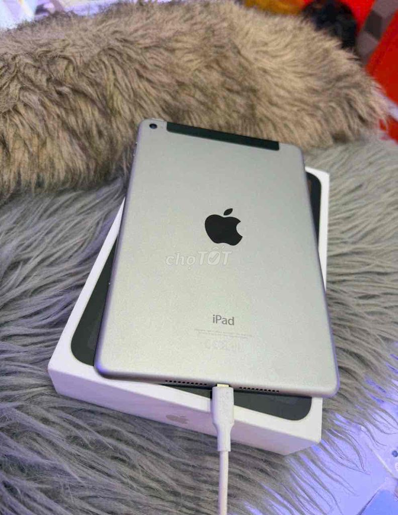 iPadmini4 gray128g+4g có sim pin93 zin nguyên khối. Mua bán Máy tính bảng tại Quận 3 Tp Hồ Chí Minh được đăng bởi Nam Á Mobile hình 3