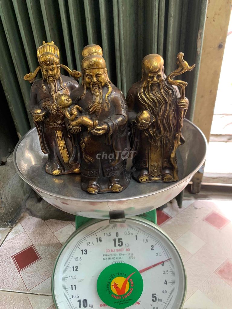 bộ tam đa phúc lộc thọ bằng đồng đúc. Mua bán Đồ sưu tầm, đồ cổ tại Quận Phú Nhuận Tp Hồ Chí Minh được đăng bởi Khanh ly hình 4
