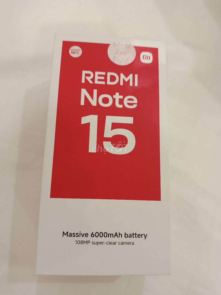 Xiaomi Redmi Note 15 256GB Đen. Mua bán Điện thoại tại Quận Phú Nhuận Tp Hồ Chí Minh được đăng bởi Thanh Chung hình 1