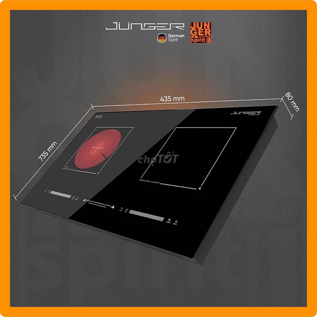 Bếp đôi điện từ hồng ngoại JUNGER MTD-18 Nhập Thái. Mua bán Bếp, lò, đồ điện nhà bếp tại Quận Tân Bình Tp Hồ Chí Minh được đăng bởi Hoangcuonghome  hình 5