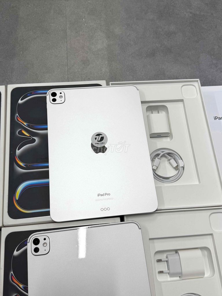 Apple iPad Pro M4 11 inch 256GB Wifi Bạc Vn PIN 95. Mua bán Máy tính bảng tại Quận 10 Tp Hồ Chí Minh được đăng bởi Táo Tốt Apple  hình 1