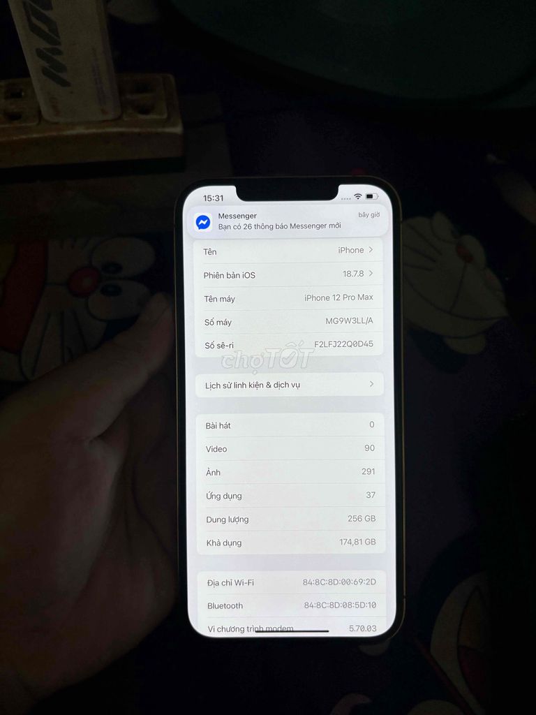 Apple iPhone 12 Pro Max 256GB Vàng. Mua bán Điện thoại tại Thành phố Thuận An Bình Dương được đăng bởi Nguyễn Tuấn hình 1