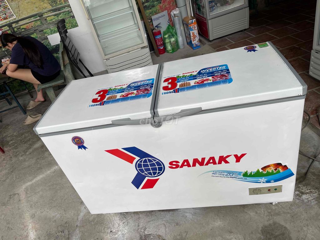 Tủ đông Sanaky 400 lít Trắng. Mua bán Tủ lạnh tại Quận Tân Phú Tp Hồ Chí Minh được đăng bởi cửa hàng thanh lý đồ cũ hình 1