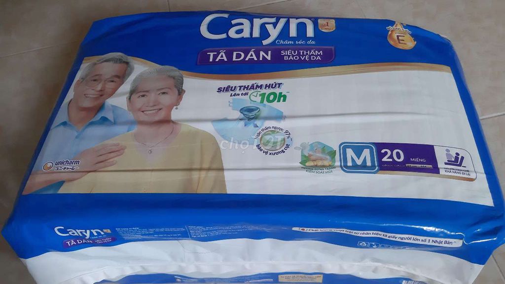 Tã dán người lớn Caryn size M 20 miếng. Mua bán Mẹ và bé tại Quận 10 Tp Hồ Chí Minh được đăng bởi phương hình 1