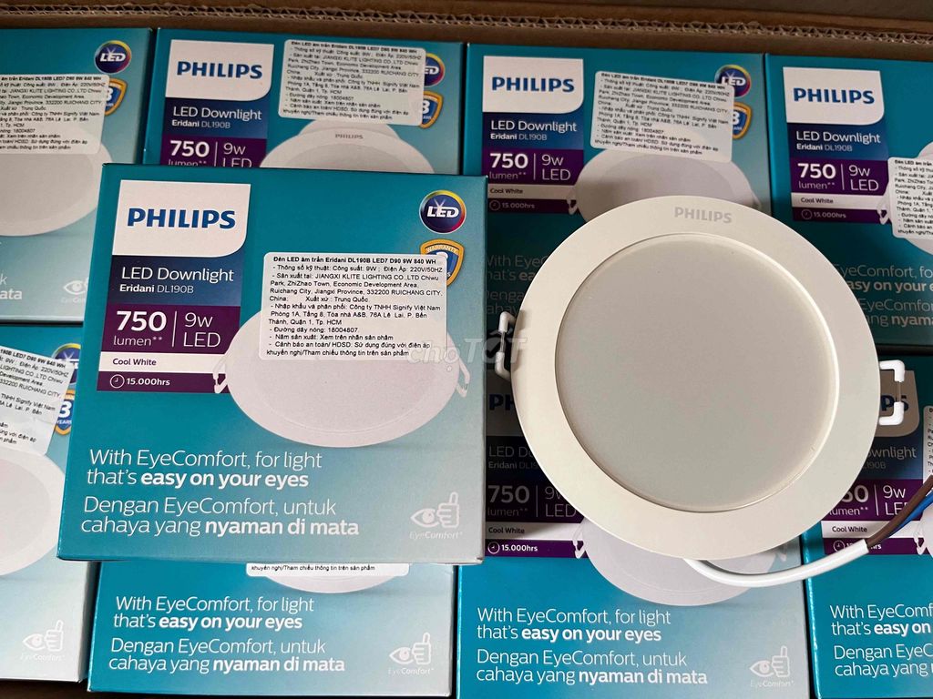 Đèn âm trần Philips 9W khoét lỗ 90 giá rẻ HCM. Mua bán Đèn tại Quận 4 Tp Hồ Chí Minh được đăng bởi Hải Vân hình 1