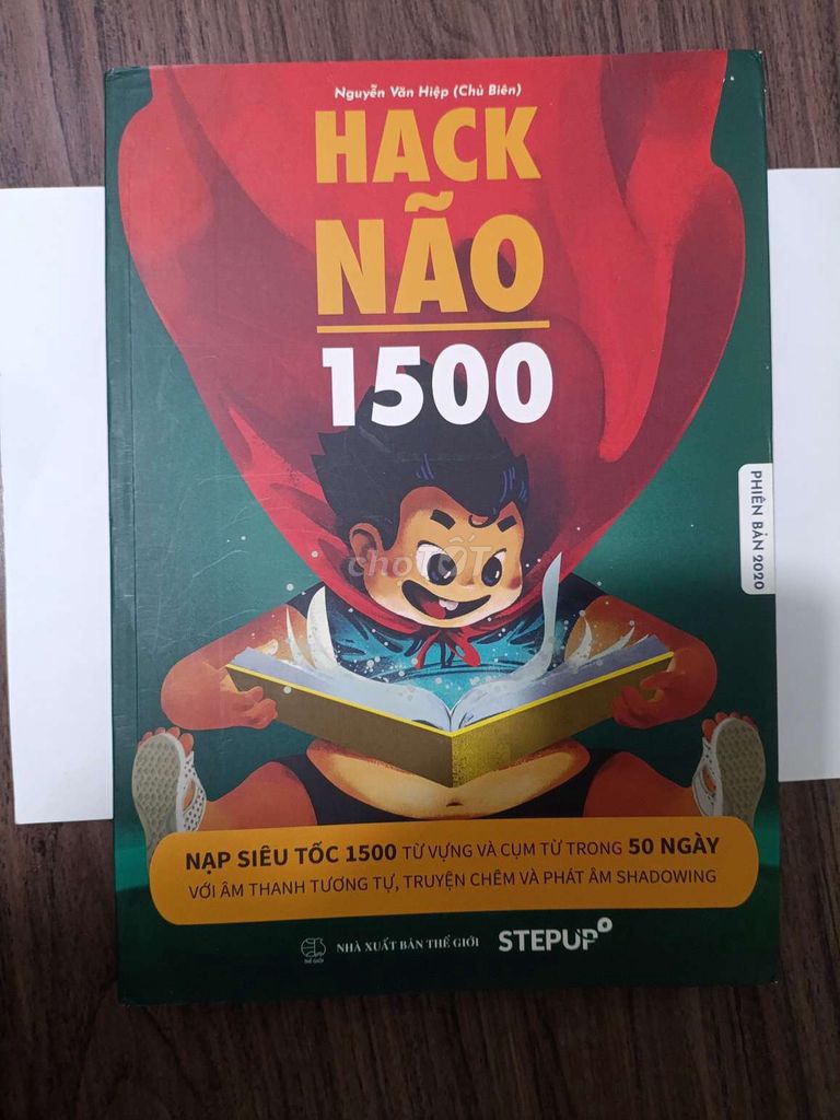 Sách Hack Não tiếng Anh Step Up. Mua bán Sách tại Thị xã Tân Châu An Giang được đăng bởi Diệp Quí Lợi hình 1