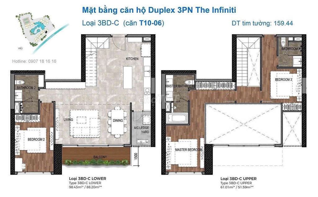 ✅ Chính chủ gởi bán lại căn hộ duplex cao cấp infinity Keppland