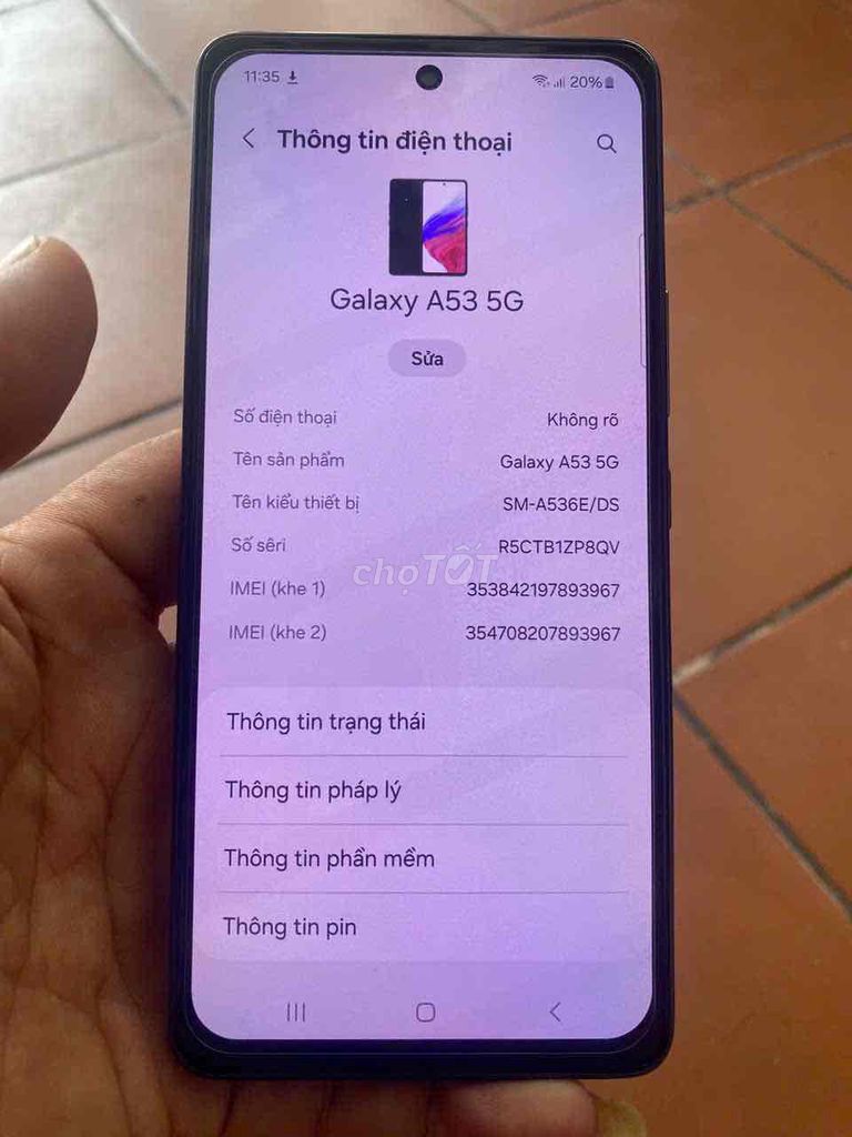 Samsung Galaxy A53 5G 8GB/128GB Đen. Mua bán Điện thoại tại Thành phố Thủ Đức Tp Hồ Chí Minh được đăng bởi Thanh Tâm hình 1