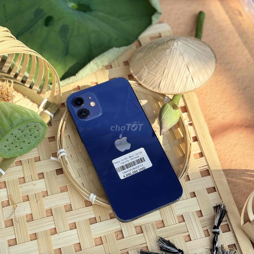 iPhone 12 64GB Xanh dương VN/A. Mua bán Điện thoại tại Quận Ninh Kiều Cần Thơ được đăng bởi Minh Phát hình 1