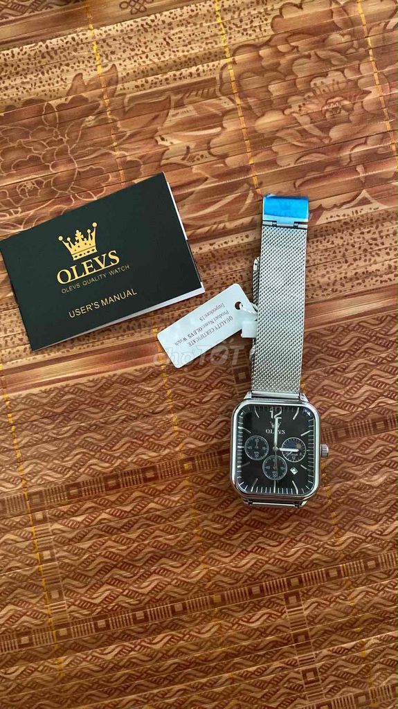 Đồng hồ Olevs Thép không gỉ Đen Unisex. Mua bán Đồng hồ tại Thành phố Huế Thừa Thiên Huế được đăng bởi Tên chưa cung cấp hình 1