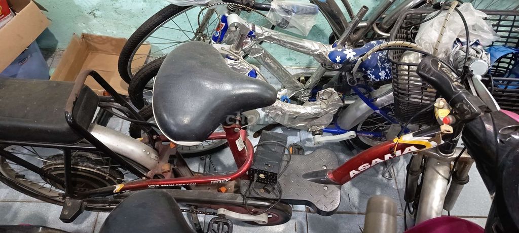 Xe đạp điện Asama A-48 Xanh dương trắng. Mua bán Xe điện tại Thị xã Tân Uyên Bình Dương được đăng bởi MINA Cosmetics hình 3