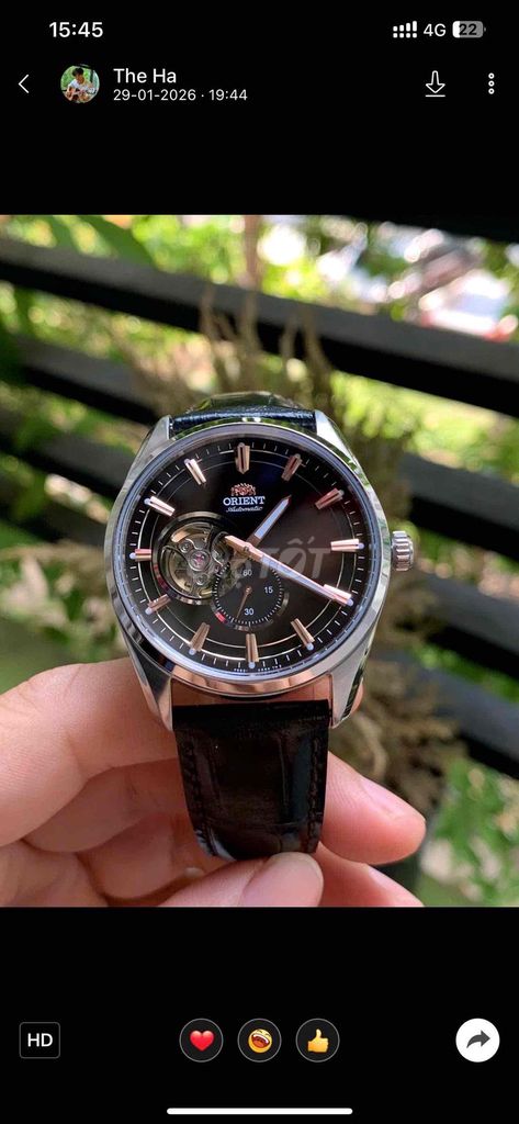 Orient Smallsecond Nam Kính sapphire 41mm. Mua bán Đồng hồ tại Quận Phú Nhuận Tp Hồ Chí Minh được đăng bởi Thế Đồng Hồ hình 1