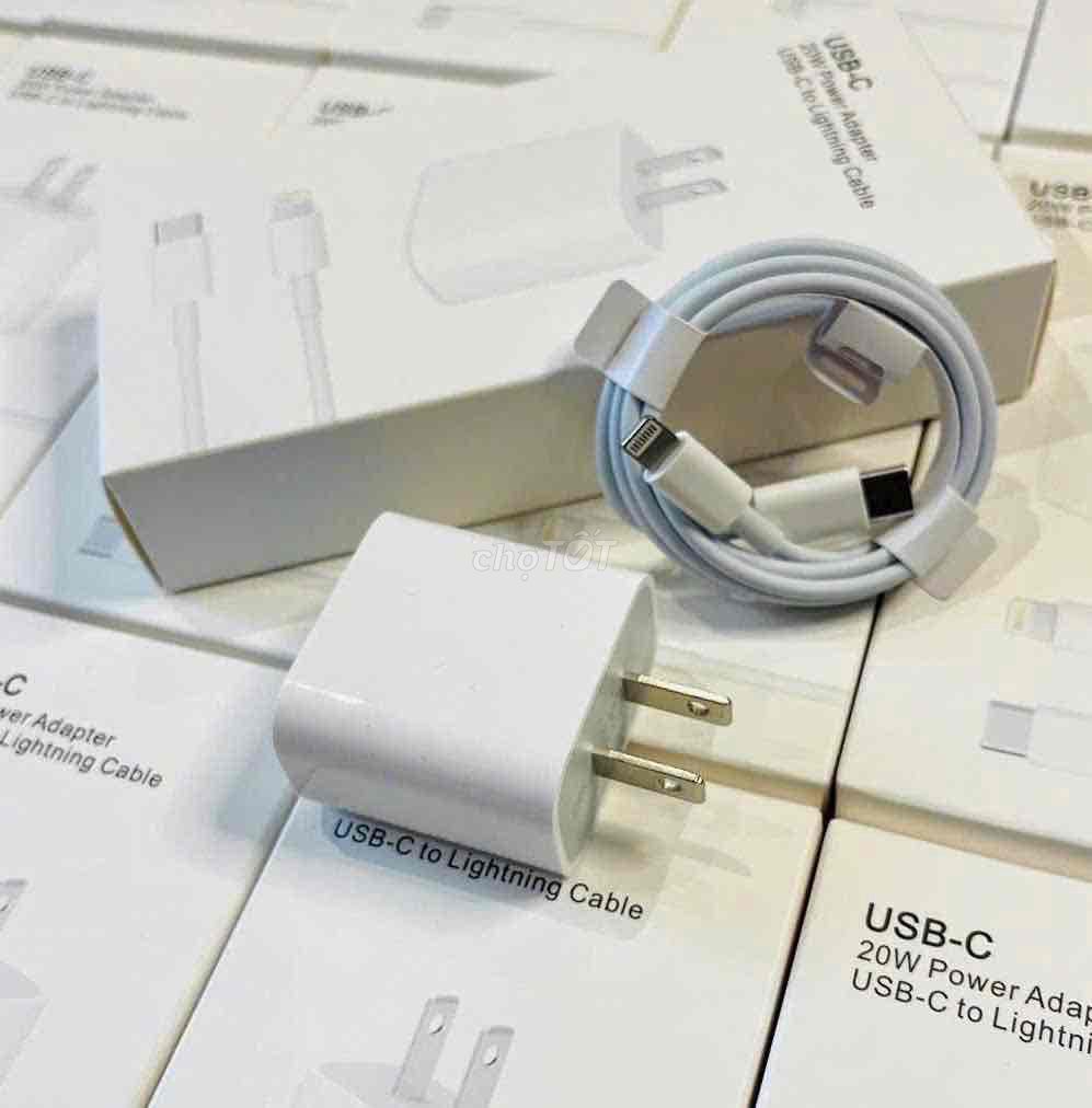 Bộ sạc iPhone 20W Trắng USB-C to Lightning. Mua bán Phụ kiện (Màn hình, Chuột...) tại Quận Liên Chiểu Đà Nẵng được đăng bởi Buôn Thúng Bán Mẹt hình 1