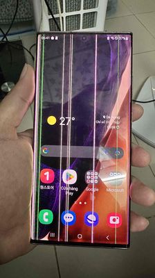 điện thoại Samsung Note 20 ultra 5G sọc màn hình