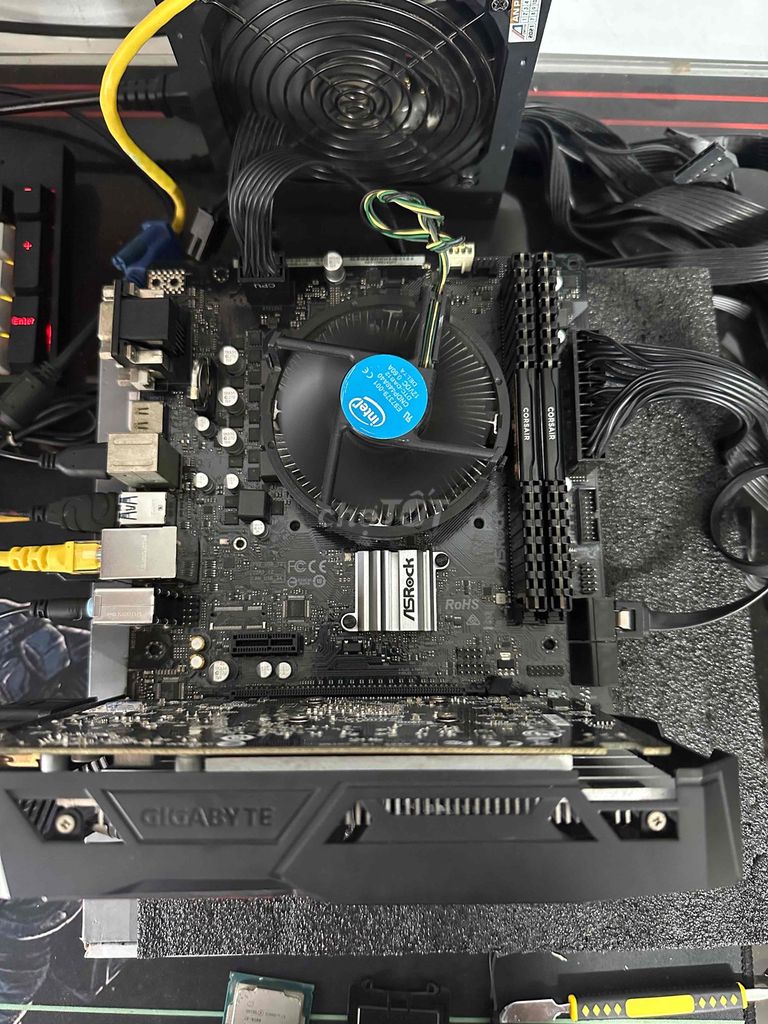 Main Asrock H410M HDV CPU Intel Core i3 10105F. - 133162437