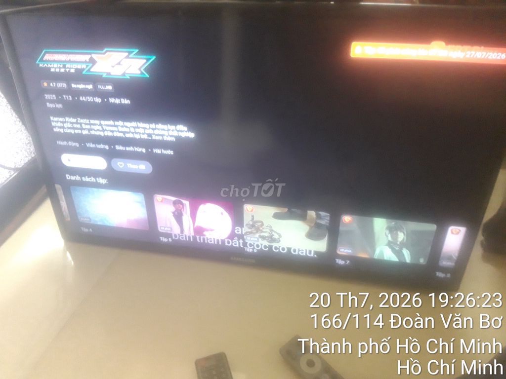 Tivi Samsung LED Wifi. Mua bán Tivi, Âm thanh tại Quận 4 Tp Hồ Chí Minh được đăng bởi Lê Công Luân hình 1