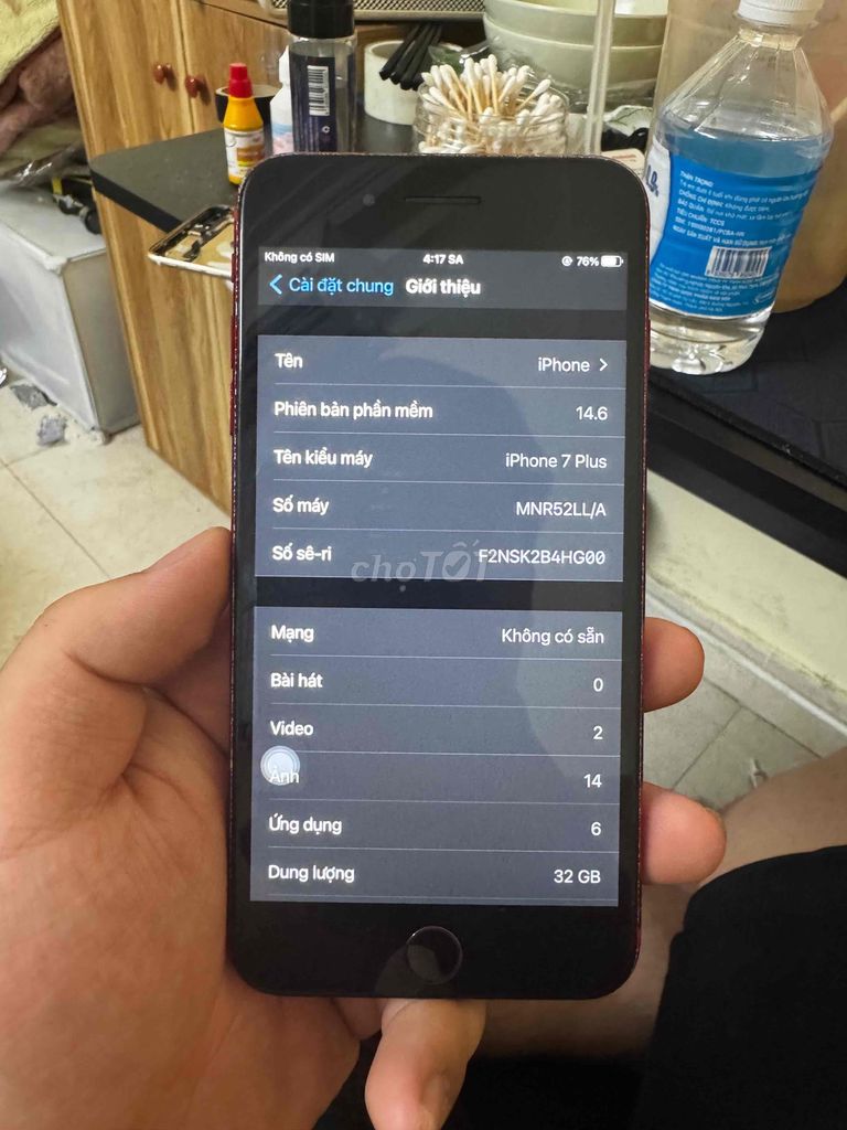 iPhone 7 Plus 32GB Đỏ Đã dùng. Mua bán Điện thoại tại Quận Ba Đình Hà Nội được đăng bởi Mai hình 1