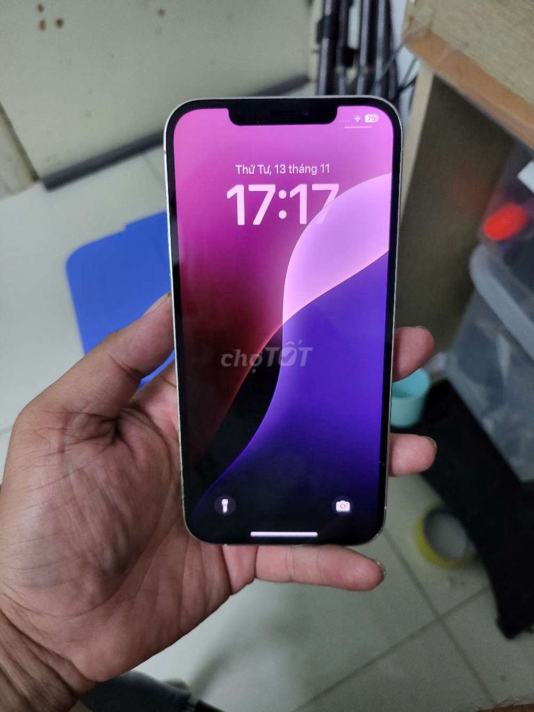 Iphone 12 promax 128gb quốc tế zin all face id ok