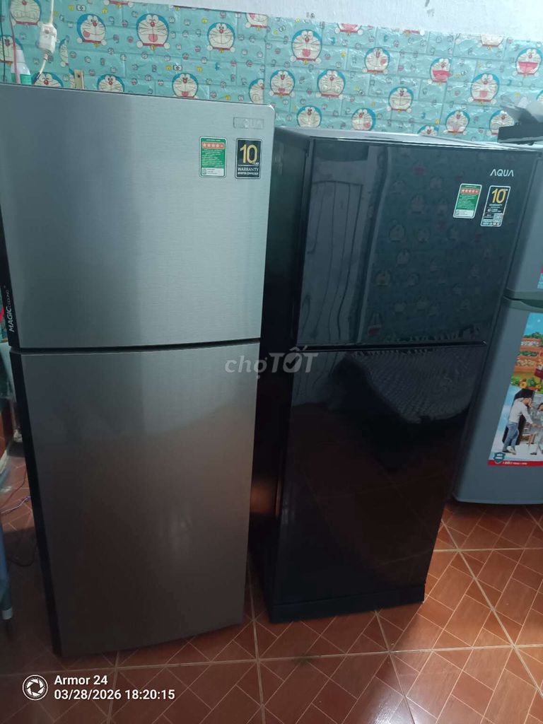 Tủ lạnh Aqua inveter màu Đen. Mua bán Tủ lạnh tại Quận Ninh Kiều Cần Thơ được đăng bởi Điện lạnh ninh kiều hình 1