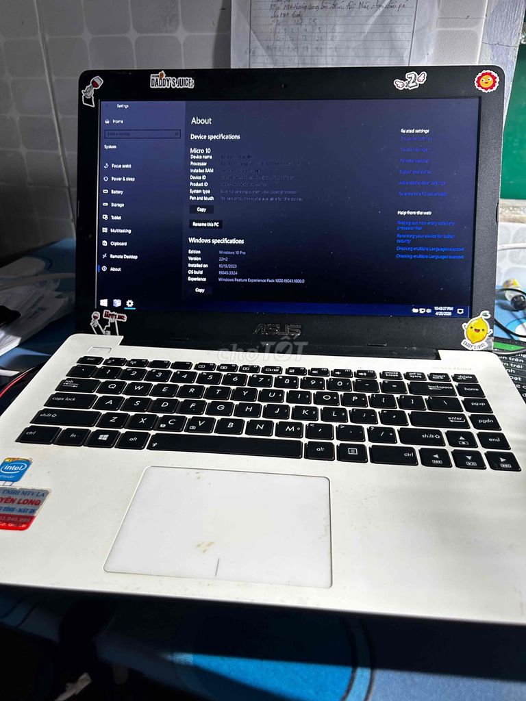 ASUS X453M Celeron N2830 2GB/466GB. Mua bán Laptop tại Quận Liên Chiểu Đà Nẵng được đăng bởi MlonMlon hình 1